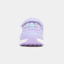 XL Maplin Kids Lilac Easy Fasten Trainer