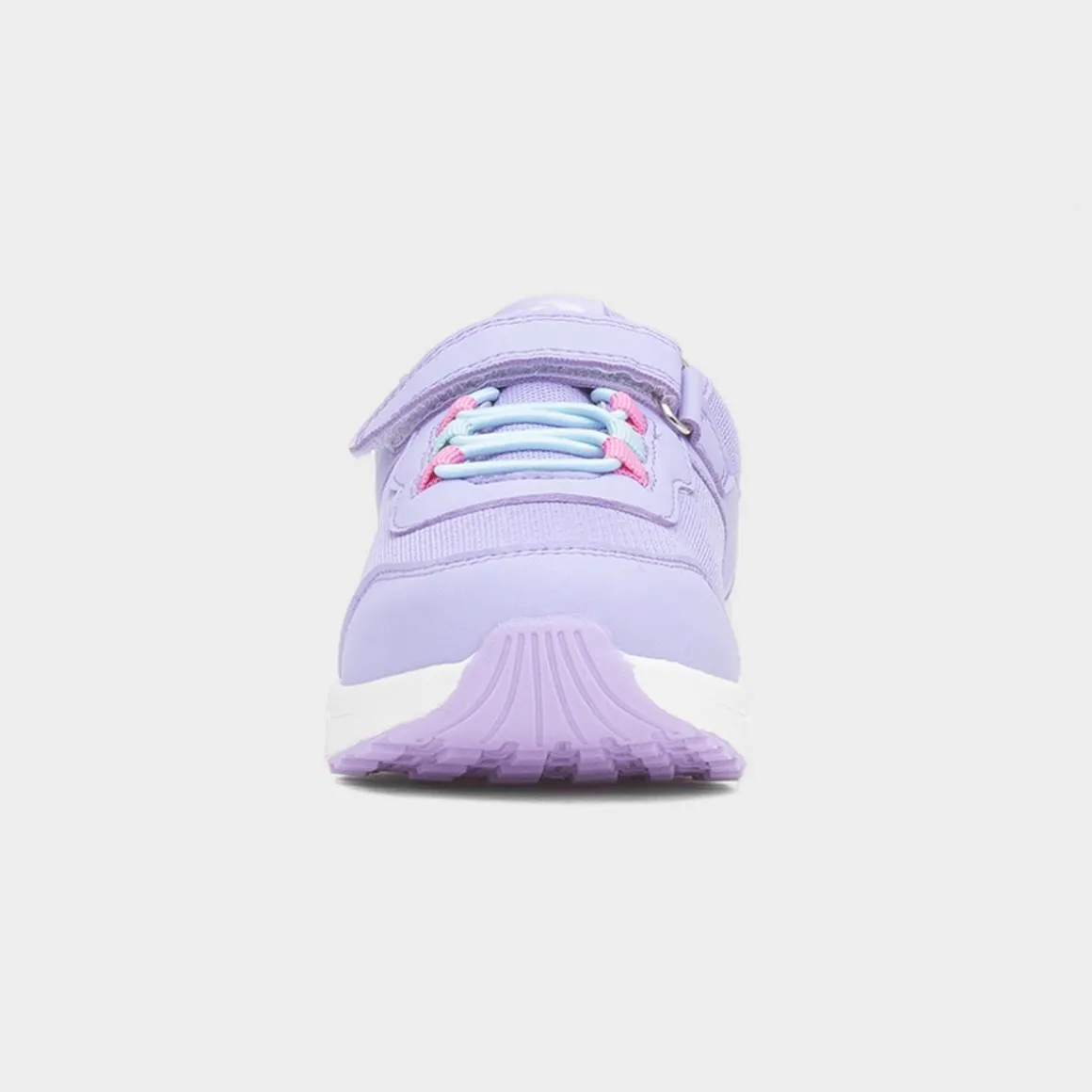 XL Maplin Kids Lilac Easy Fasten Trainer