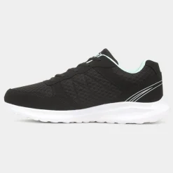XL Mawson Womens Black Lace Up Trainer