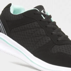 XL Mawson Womens Black Lace Up Trainer