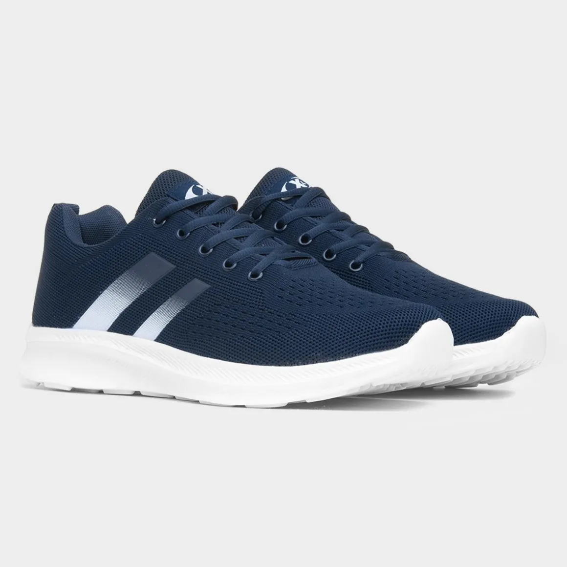 XL Rhine Mens Navy Lace Up Trainer