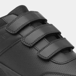 XL Ribble Mens Black Easy Fasten Trainer