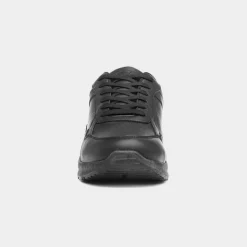 XL Stinear Mens Black Lace Up Trainer