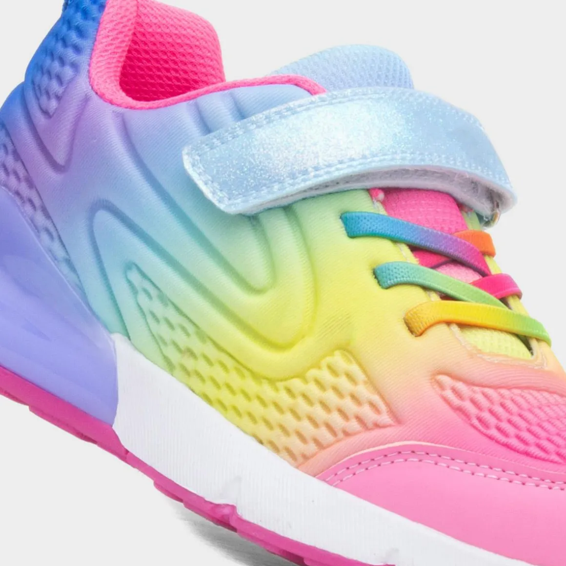 XL Tarn Kids Multi Rainbow Easy Fasten Trainer