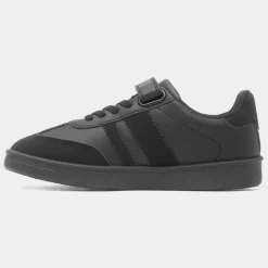 XL Timor Kids Black Easy Fasten Trainer