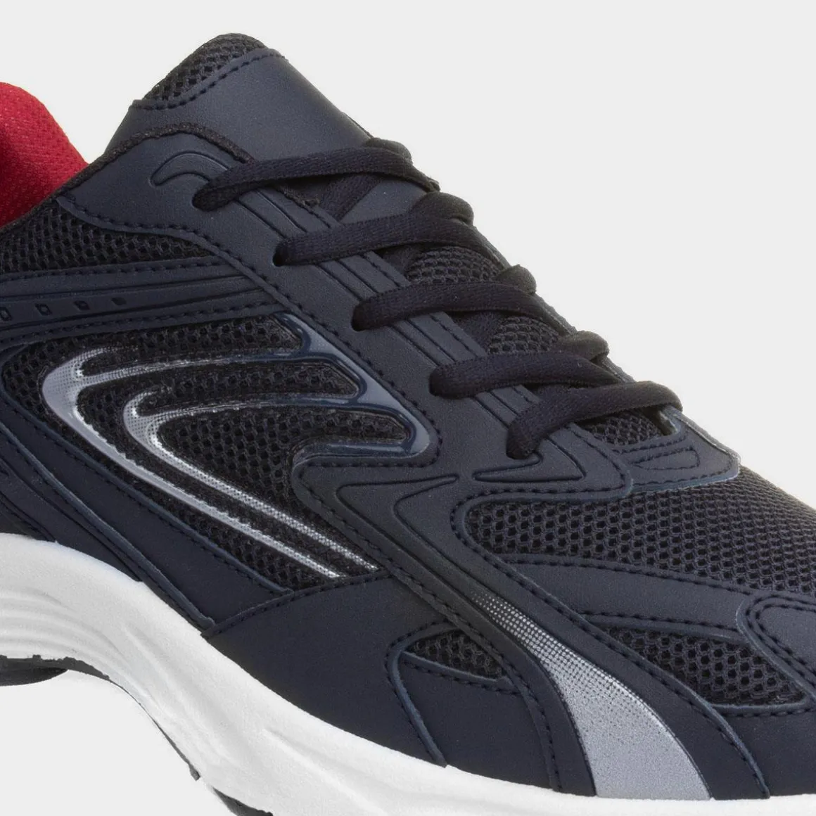 XL Weaver Mens Navy Lace Up Trainer