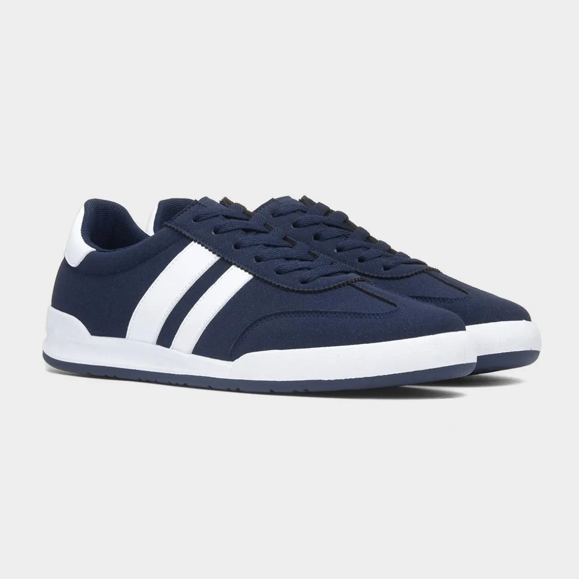 XL Wootton Mens Navy Lace Up Trainer