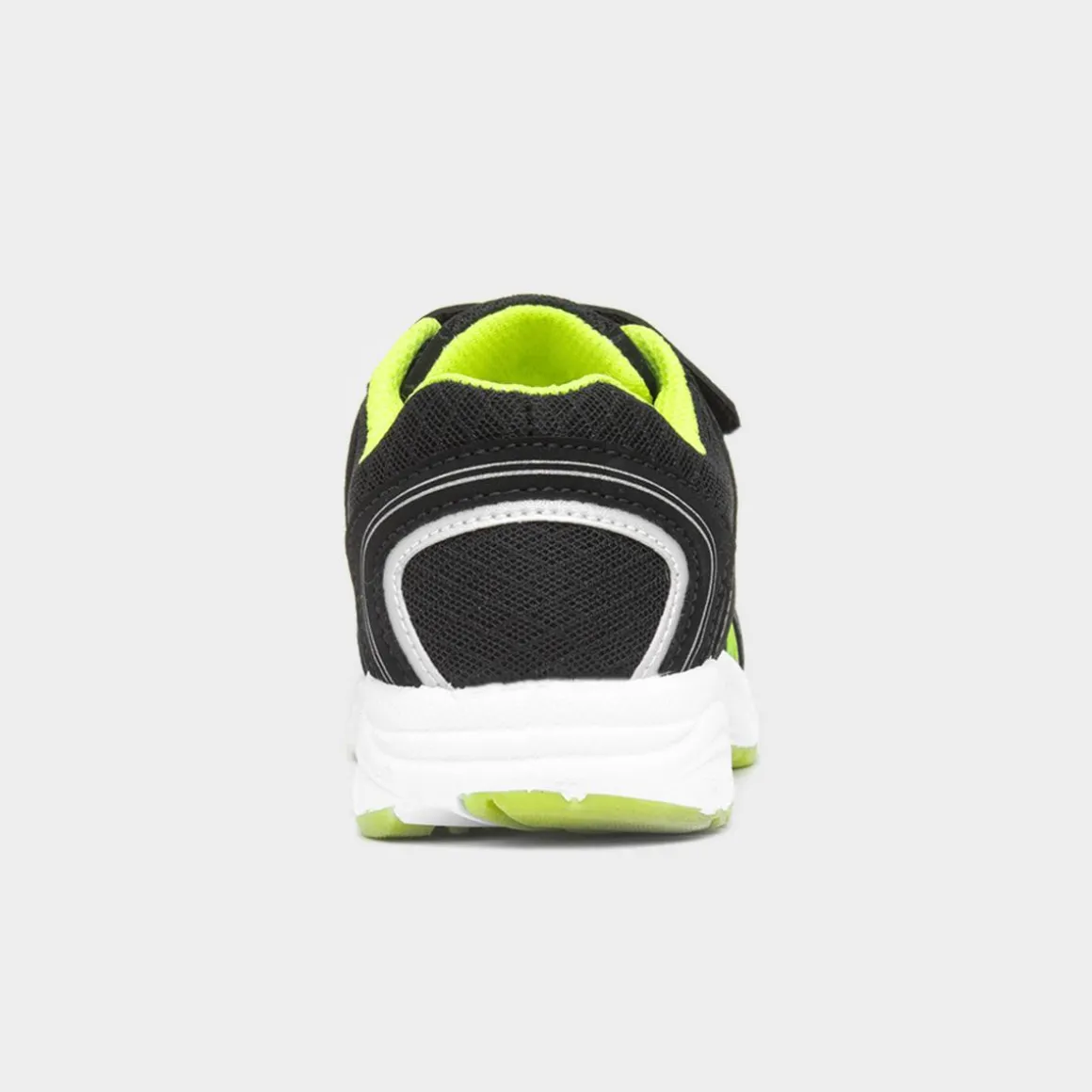 XL Yukon Kids Black Easy Fasten Trainer